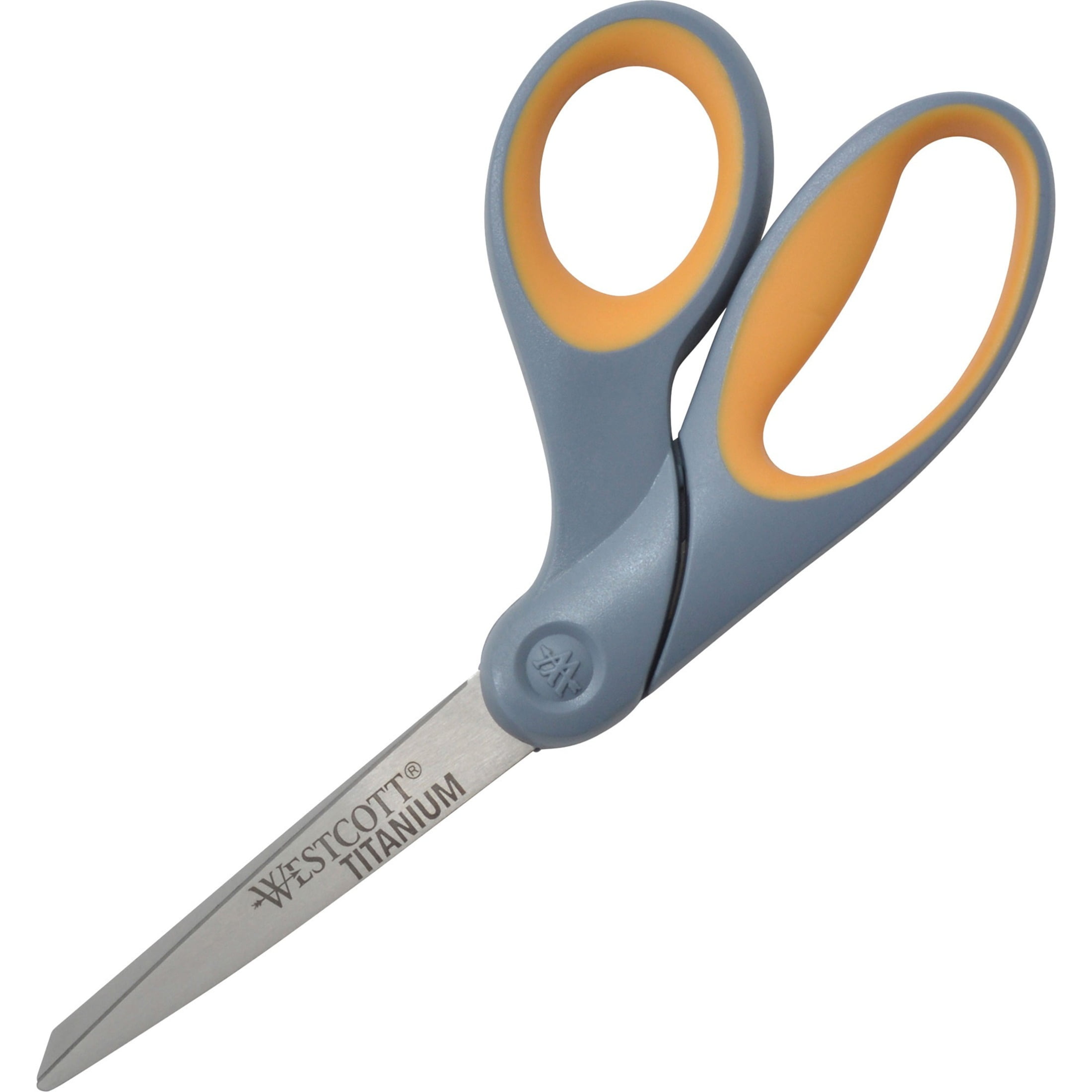 Fiskars Softgrip Contoured Performance Scissors All Purpose - Stainless  Steel - 8 - Fabric Scissors for Office, Arts, and Crafts- Grey