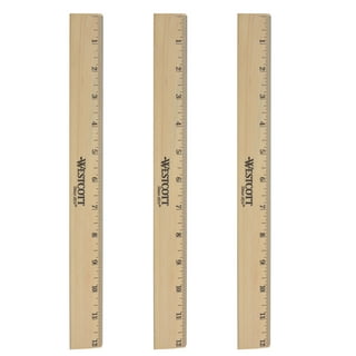 HONGYUTAI Ruler 12 Inch Wooden Rulers For Kids, 8 Packs Bulk Rulers With  Centimeters And Inches, Metric Wood Ruler For Students Drafting S