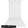 thumbnail image 1 of Westcott 5x12' X-Drop Wrinkle-Resistant Backdrop Kit, High-Key White Sweep, 1 of 10