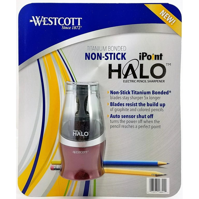 Westcott iPoint Halo Electric Colored Pencil Sharpener