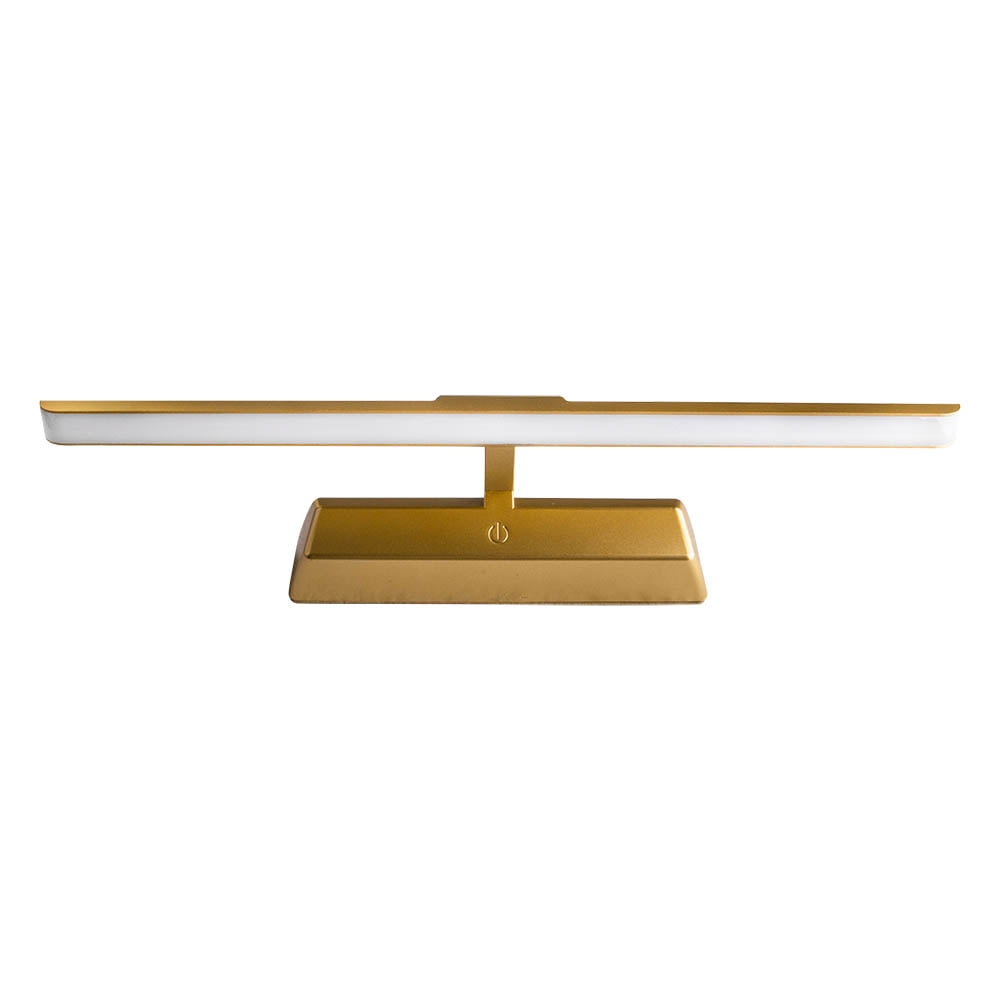 16" Satin Gold LED Picture Light with Remote Control
