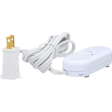 Westek 4010W Indoor Tabletop Lamp Dimmer, White, 1-Pack