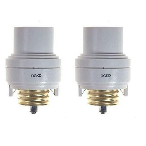 Westek 6603BC 150W 3-Level Touch Control Lamp Socket Dimmer, White Two Pack