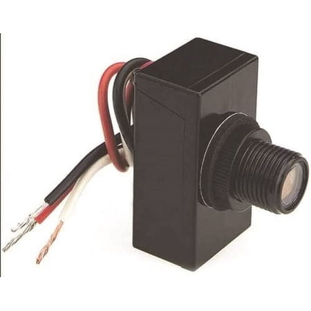 Westek 758M Outdoor Wire-In Mini Post Eye Light Control, Black, 1-Pack