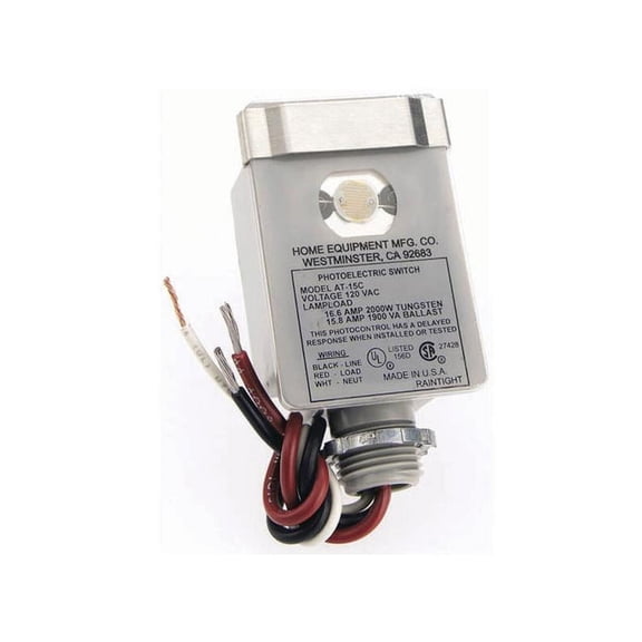 Westek AT15SW-4 2000-watt Stem Mount Light Control with Swivel Base, Gray