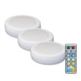 thumbnail image 1 of Westek BL-PCCT-W3 Adjustable White LED Puck Light with Remote - 3PK, 1 of 8