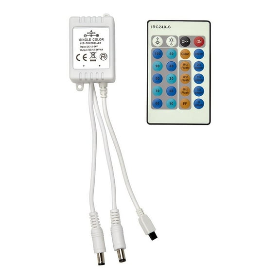 Westek LTAPEREMW 24 Key IR Controller for White Tape Light
