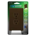 thumbnail image 1 of Westek LCR-CCDO-DB Nightlight Wall Plate LumiCover Aged Bronze Bronze 2 gang Plastic Duplex Outlet Aged Bronze, 1 of 5