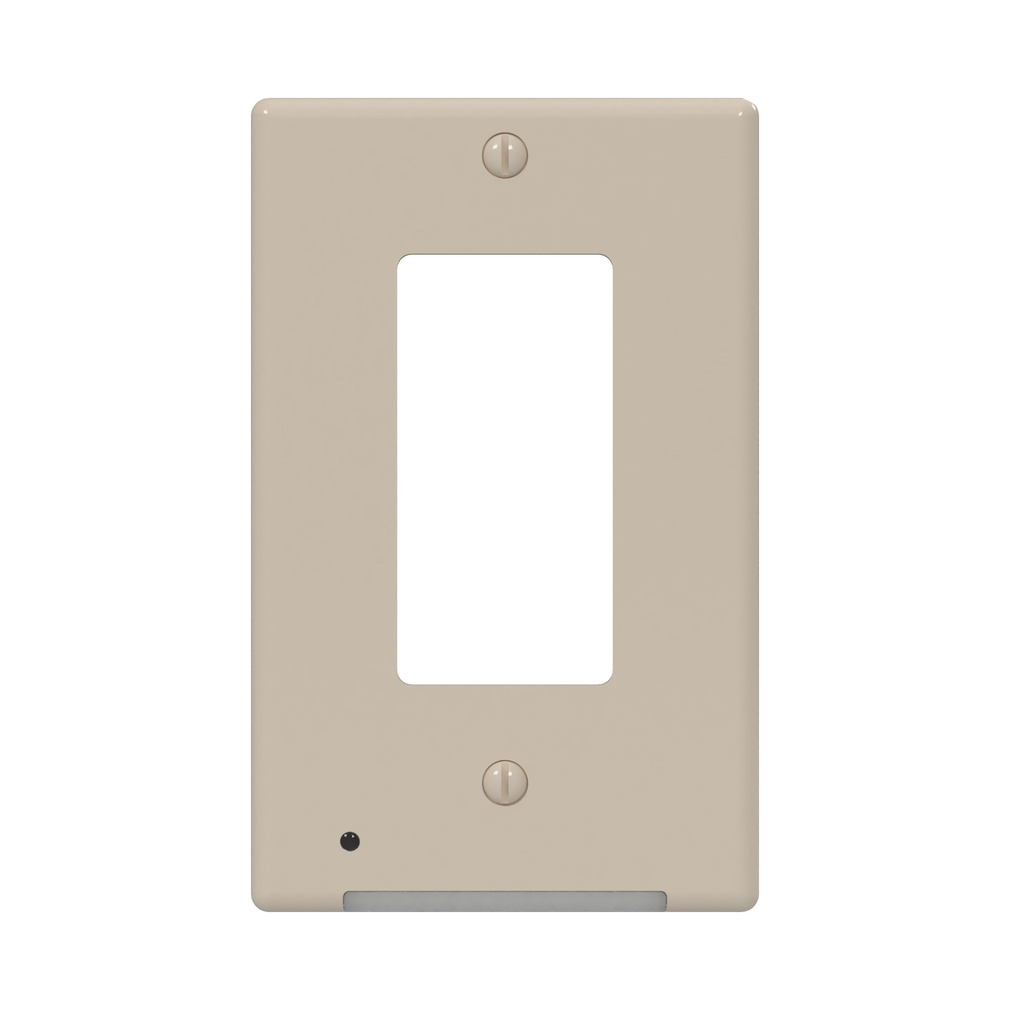 Almond Plastic Rocker Nightlight Wall Plate with LED