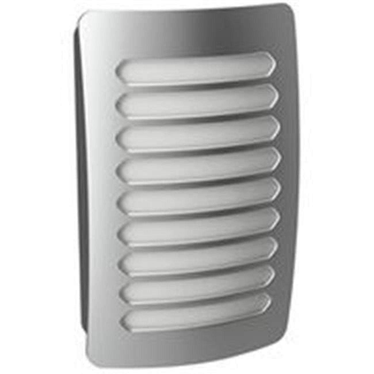 Satin Nickel Louver DecoPlug LED Night Light
