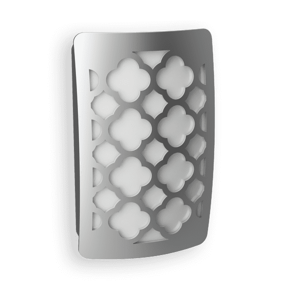 Westek NL-DPTG-N Tangier Decoplug Night Light, Satin Nickel