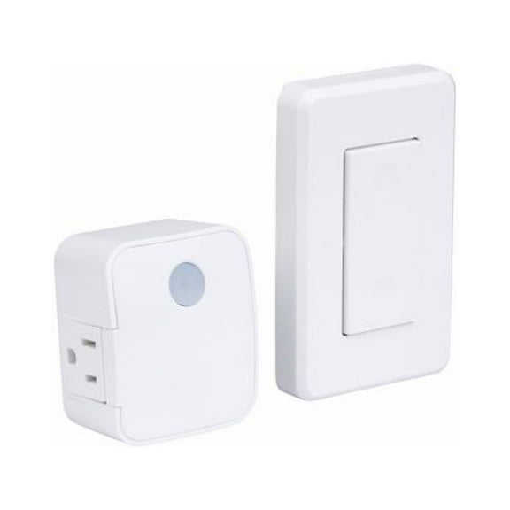 Westek RFK1600LC Wall Switch, Wireless, White - Quantity 4