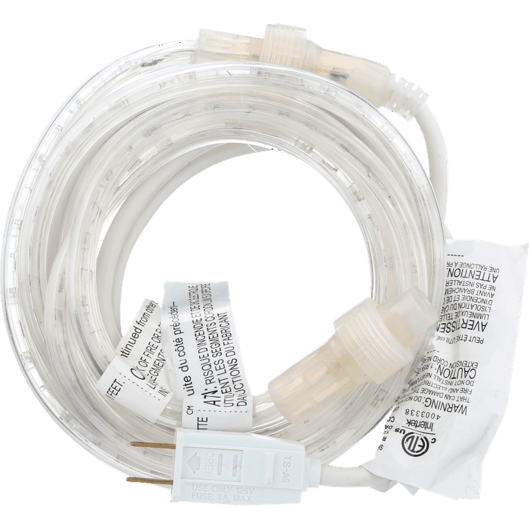 Indoor/Outdoor 6 ft. Incandescent White Rope Light Kit Indoor/Outdoor 6 ft. Incandescent White Rope Light Kit