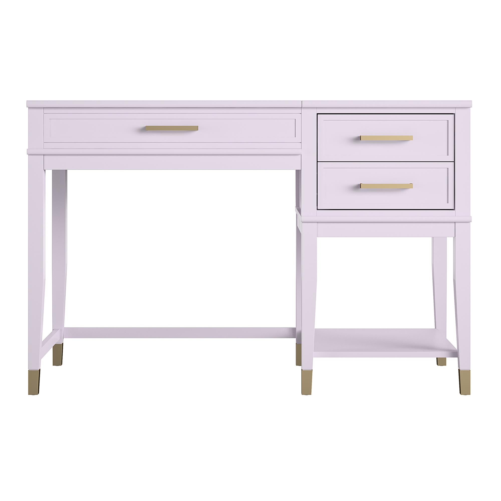 Westerleigh Lift-Top Computer Desk, Lavender