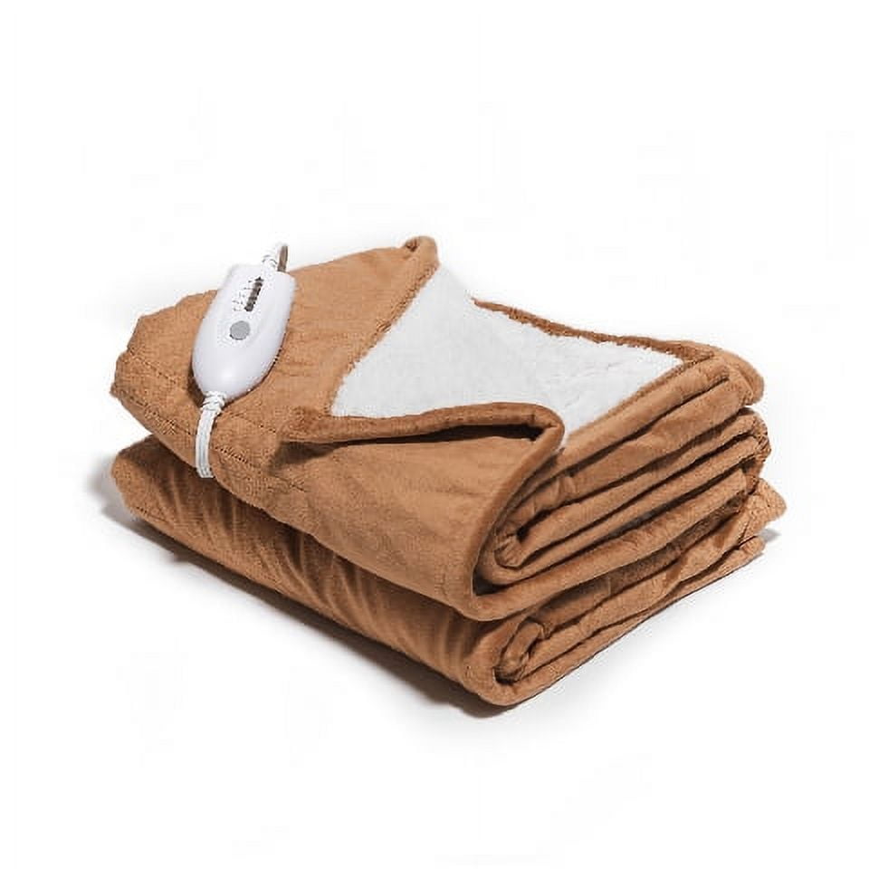 Westerly Electric Heated Throw Blanket, Caramel - Walmart.com