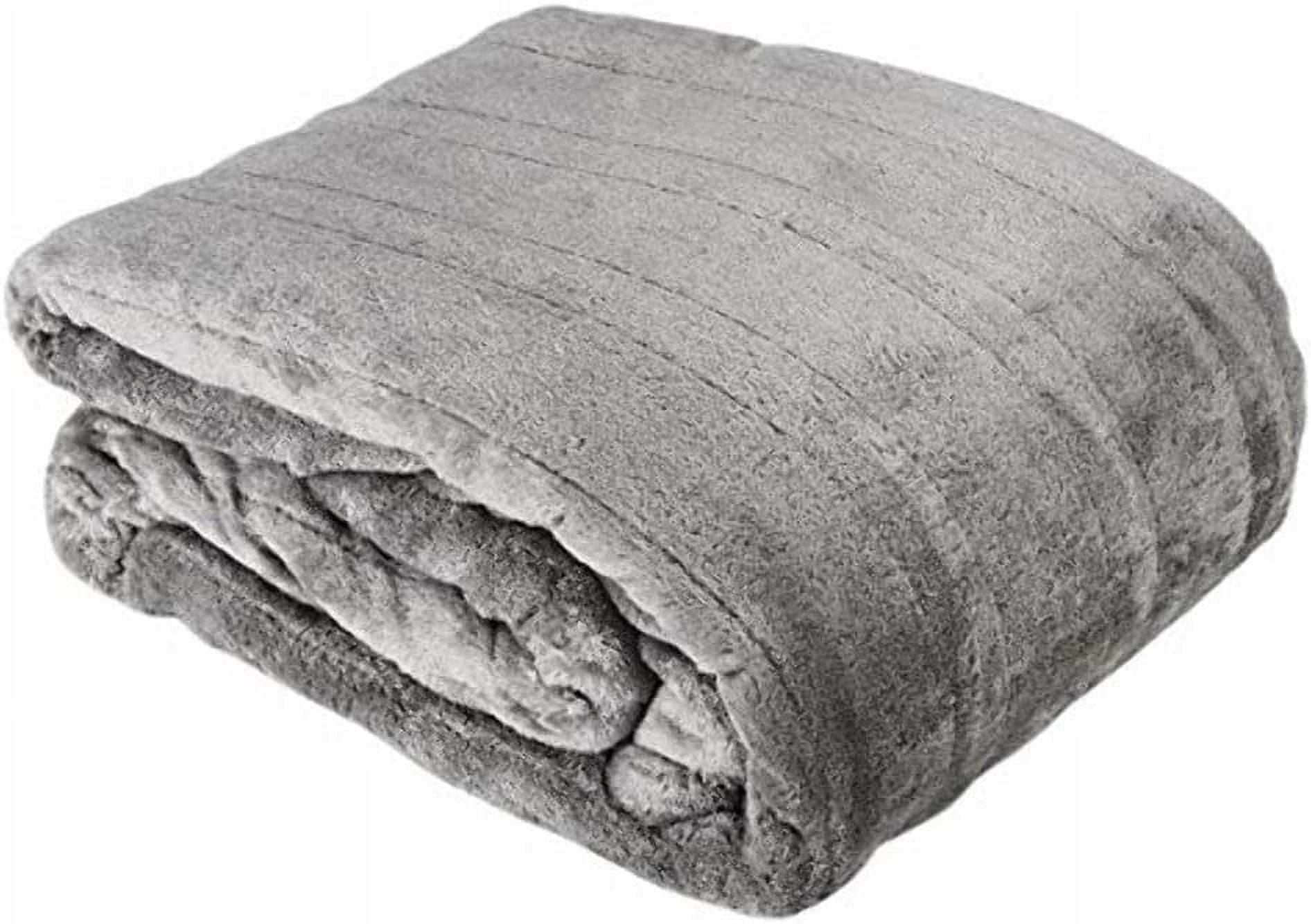 Westerly Electric Heated Throw Blanket, Grey