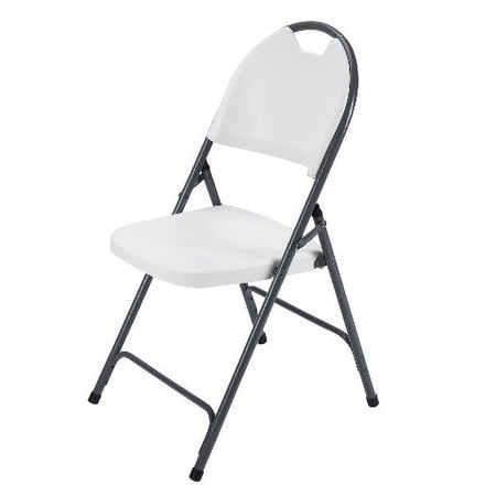 Westerly Folding Chair, Indoor Outdoor Portable Stackable Commercial Seat. Capacity for Events Office Wedding Party Picnic Kitchen Dining (11 Pack, White)