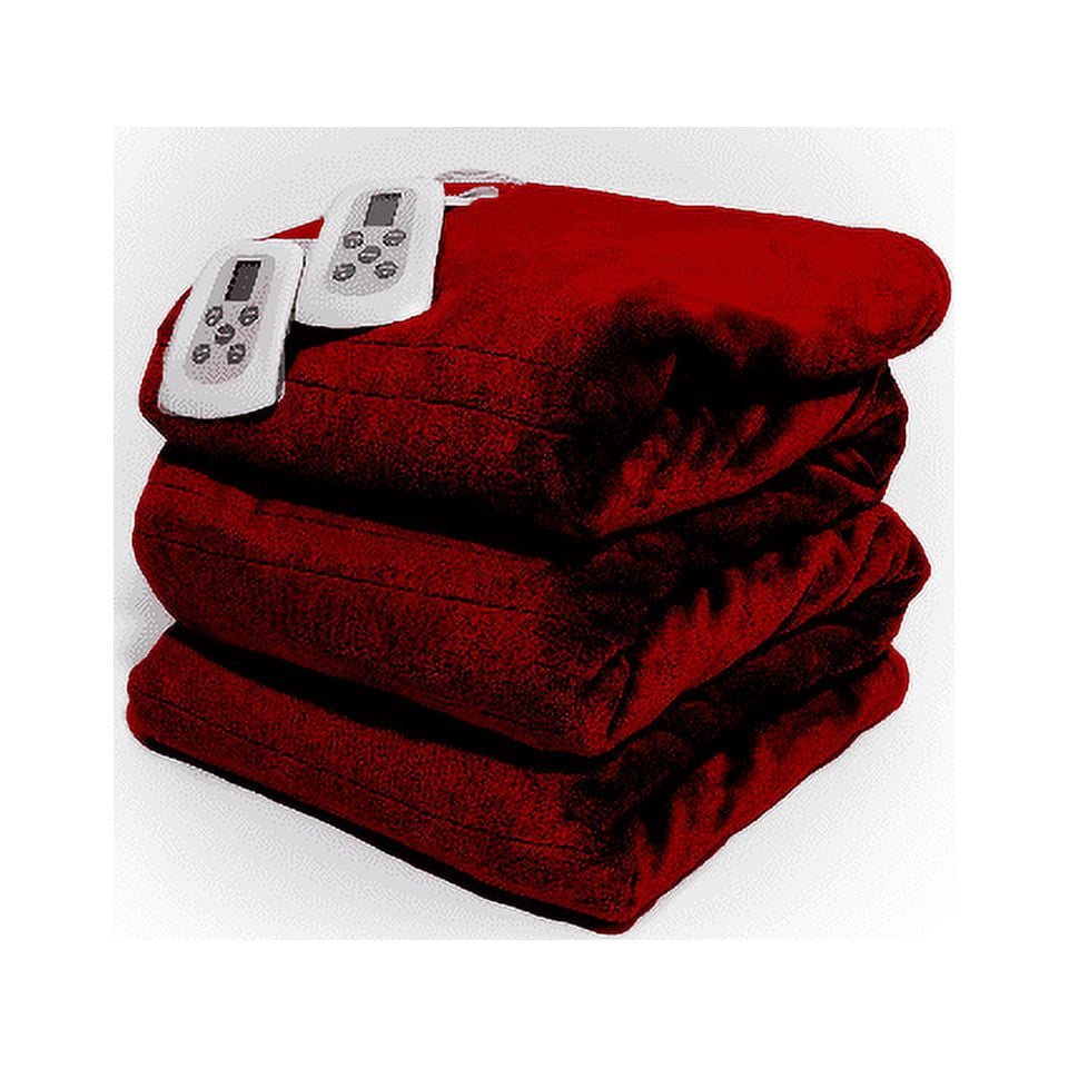 Westerly Queen Size Electric Heated Blanket with Dual Controllers
