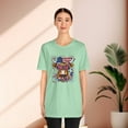 thumbnail image 1 of Western America Highland Cow 4th of July Tee, Independence Day T-shirts,, 1 of 5