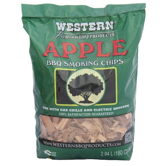 Western Apple Smoking Chips, 2-Pound Bags Pack of 6