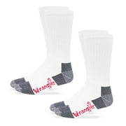 Western Athletic Crew Durable Socks (Men's), 2 Pack