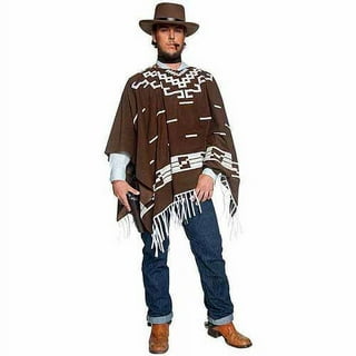 Western Cowboy Chaps Pants, Beige, One Size, Wearable Costume Accessory for  Halloween