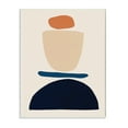 thumbnail image 1 of Stupell Industries Western Balanced Abstract Shapes Orange Blue,13 x 19,Designed by Victoria Barnes, 1 of 6