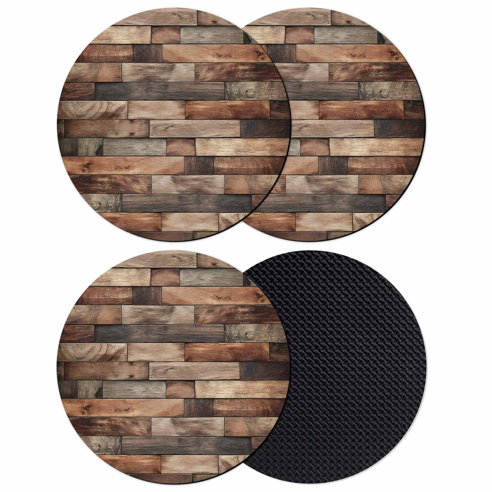 Western Barn Door Coasters Set of 4, Absorbent Coasters for Drinks ...