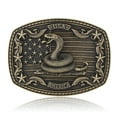 thumbnail image 1 of Western Belt Buckle for Men Women, Vintage Cowboy Cowgirl Texas Rodeo Longhorn Bull, Poker and Horse, 1 of 5