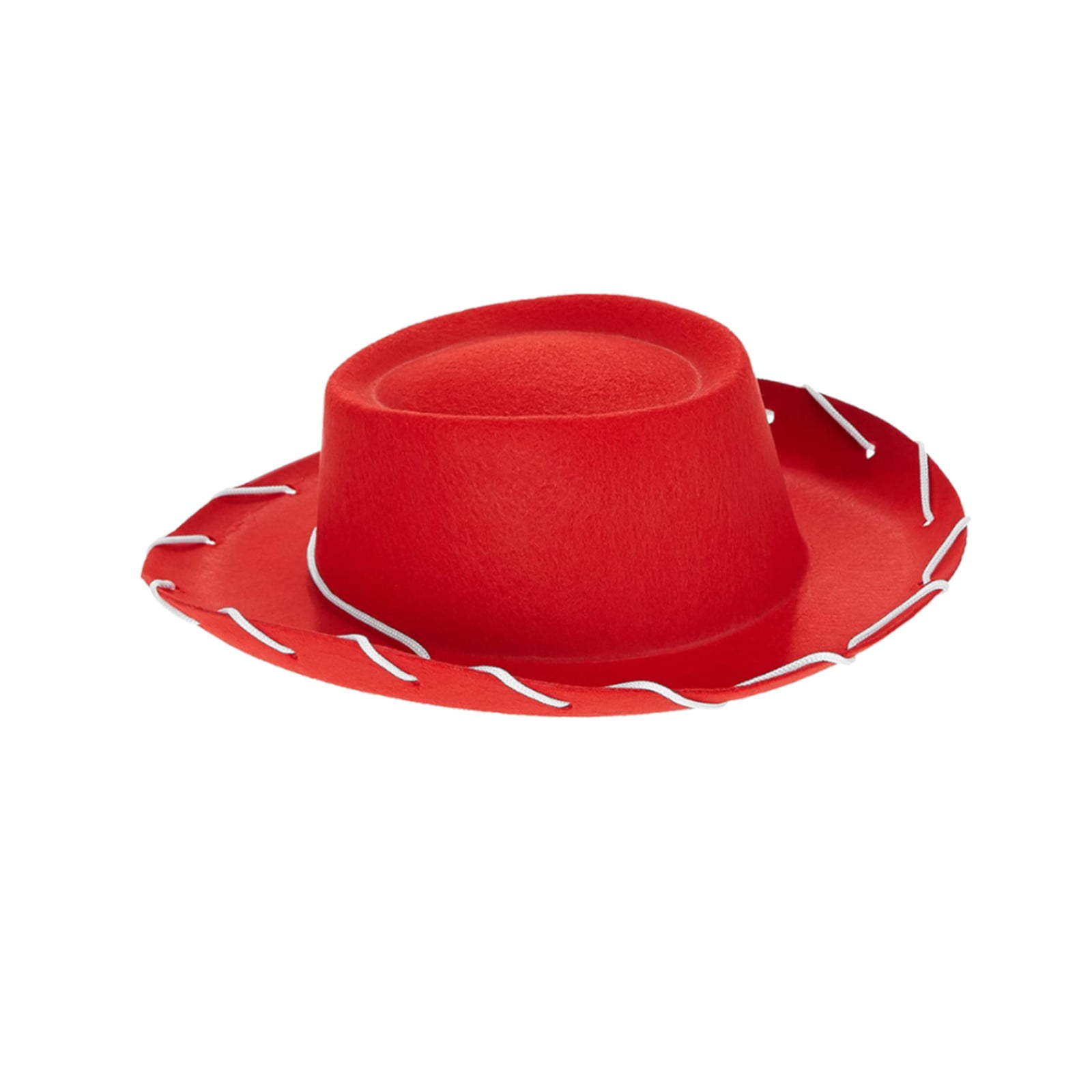 Western Big Brimmed Cowboy Hat Brown Red Western Drawstring Cowboy Hat