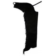 thumbnail image 1 of Western Black Suede Leather Rodeo/Show Chaps (XLarge), 1 of 2