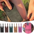 thumbnail image 1 of Western Boot Wallet, Slim Leather Credit Card Holder with Clip, Compact Minimalist Card Sleeve for Cash & Cards, 1 of 4