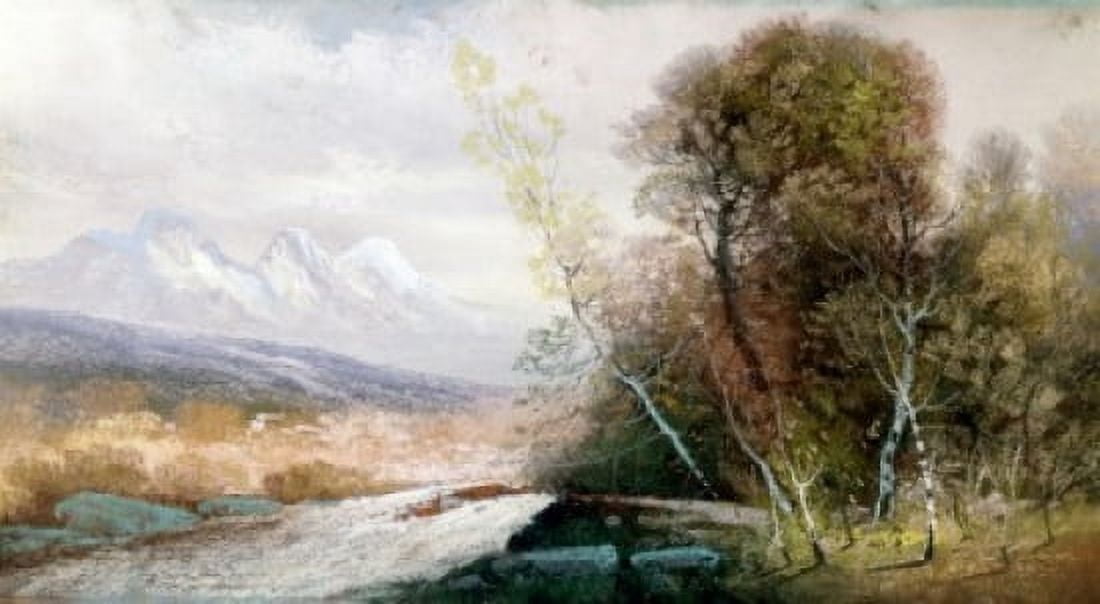 Western Borderland by Wayne Wiggins 19th Century Canvas Art - Wayne Wiggins (18 x 24)