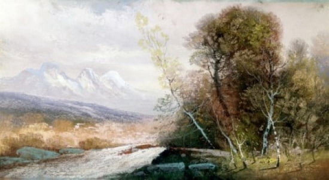Western Borderland by Wayne Wiggins 19th Century Canvas Art - Wayne Wiggins (24 x 36)