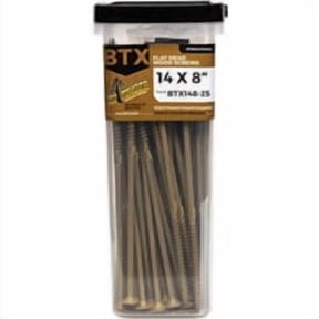 Western Builders Supply Big Timber Bronze Star Drive Flat Head Wood Screws - Pack of 24