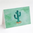 thumbnail image 1 of Western Cactus Watercolor Greeting Cards & Envelopes - Pack of 8, 1 of 1