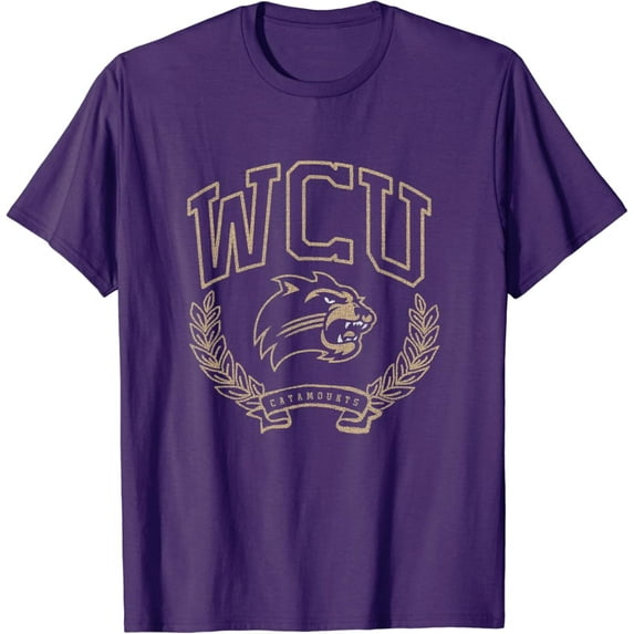 Western Carolina Catamounts Victory Vintage Purple T-Shirt
