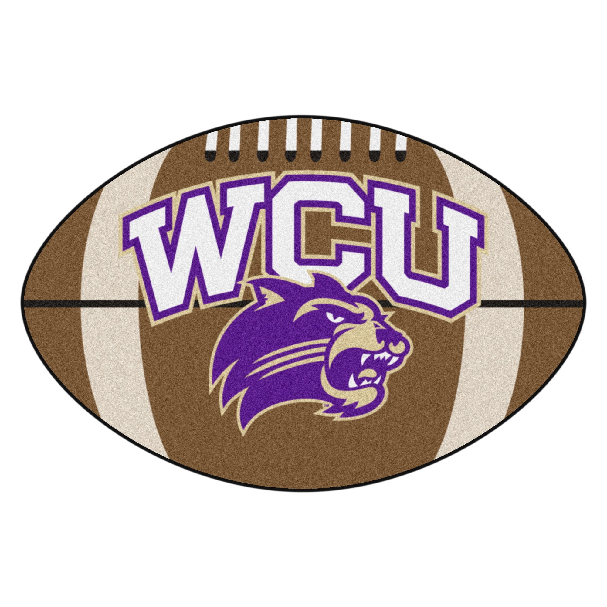 Western Carolina Football Rug 20.5"x32.5"