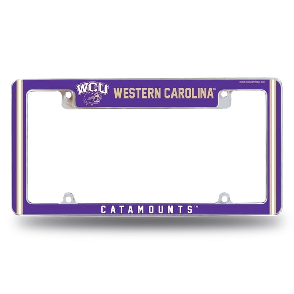 WESTERN CAROLINA ALTERNATE DESIGN ALL OVER CHROME FRAME
