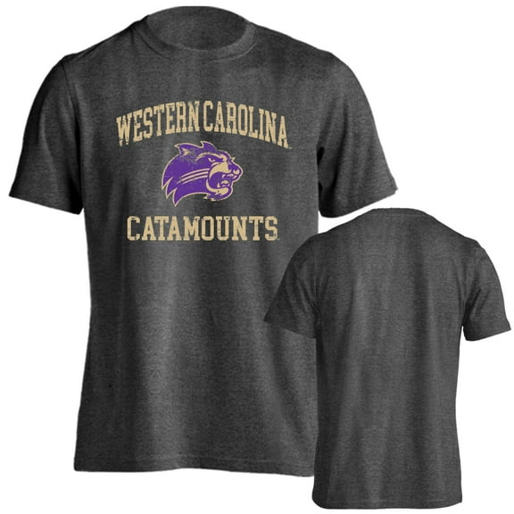 Western Carolina University Catamounts Distressed Retro Short Sleeve T-Shirt