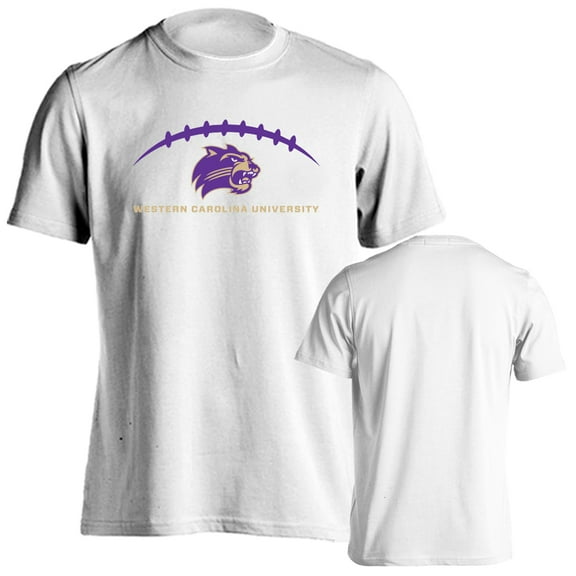 Western Carolina University Catamounts Football Laces Out Logo T-Shirt