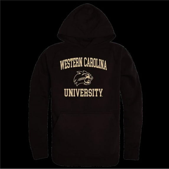 Western Carolina University Catamounts Seal Hoodie, Black - Small