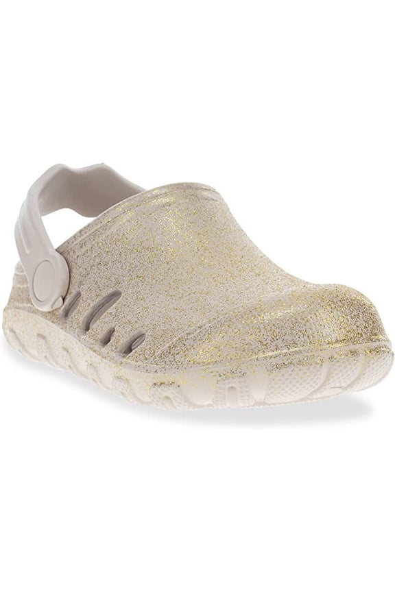 Girls Toddler Easies Clog Glitter, Sizes 5-10