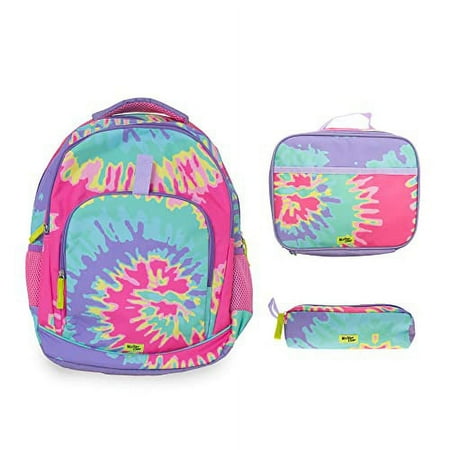 Western Chief Kid's Tie Dye Backpack Bundle with Lunch Box and Pencil Pouch