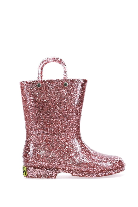 Toddler and Little Kids Girls’ Glitter Rain Boots