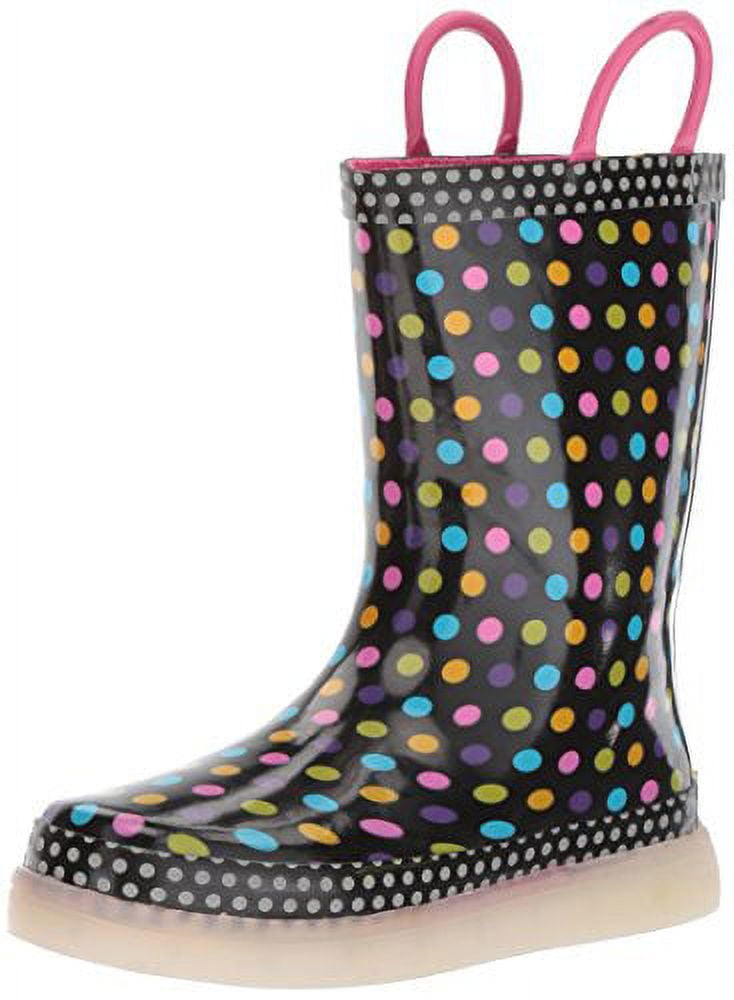 Western Chief Kids LED Light Up Waterproof Rechargeable Rain Boots