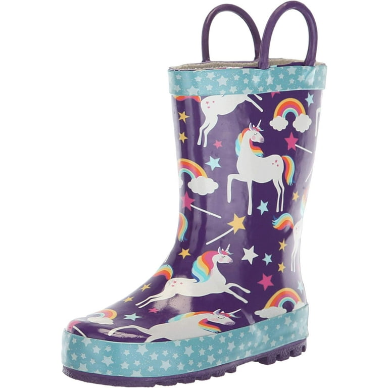 Unicorn rain boots clearance walmart
