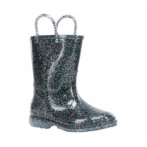 Western Chief Toddler and Little Kids Girls’ Glitter Rain Boots