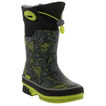 Western Chief Mega Winterprene Boys' Snow Boot Green | 24116294B CHAR