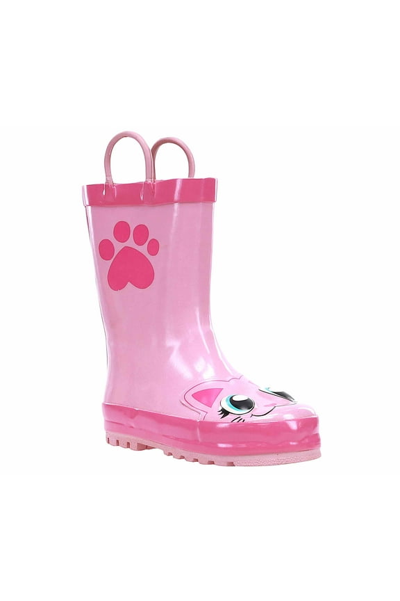 Kids Cat Waterproof Rain Boot